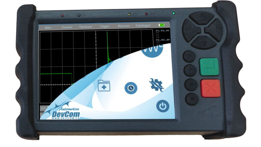 TS Pro osciloskop a diagnostika